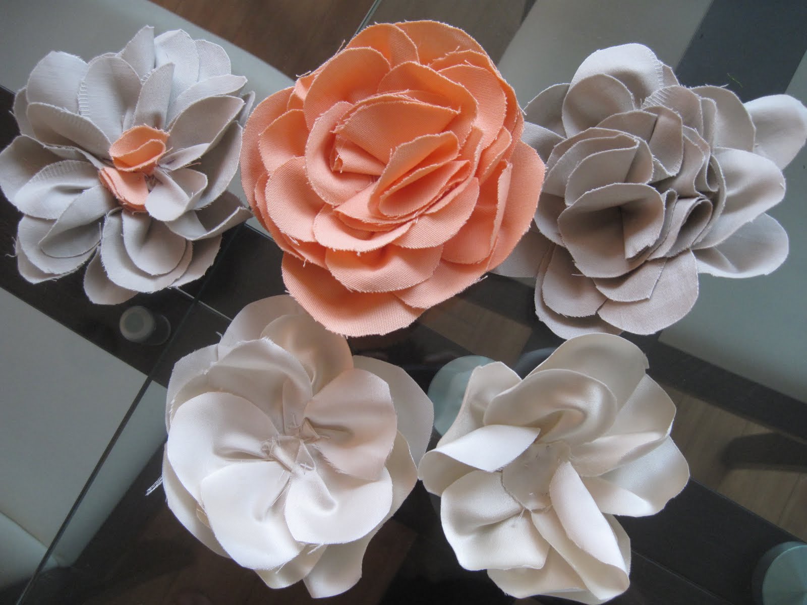 randomass my fabric flowers