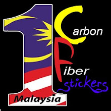 1MALAYSIA CARBON STICKERS