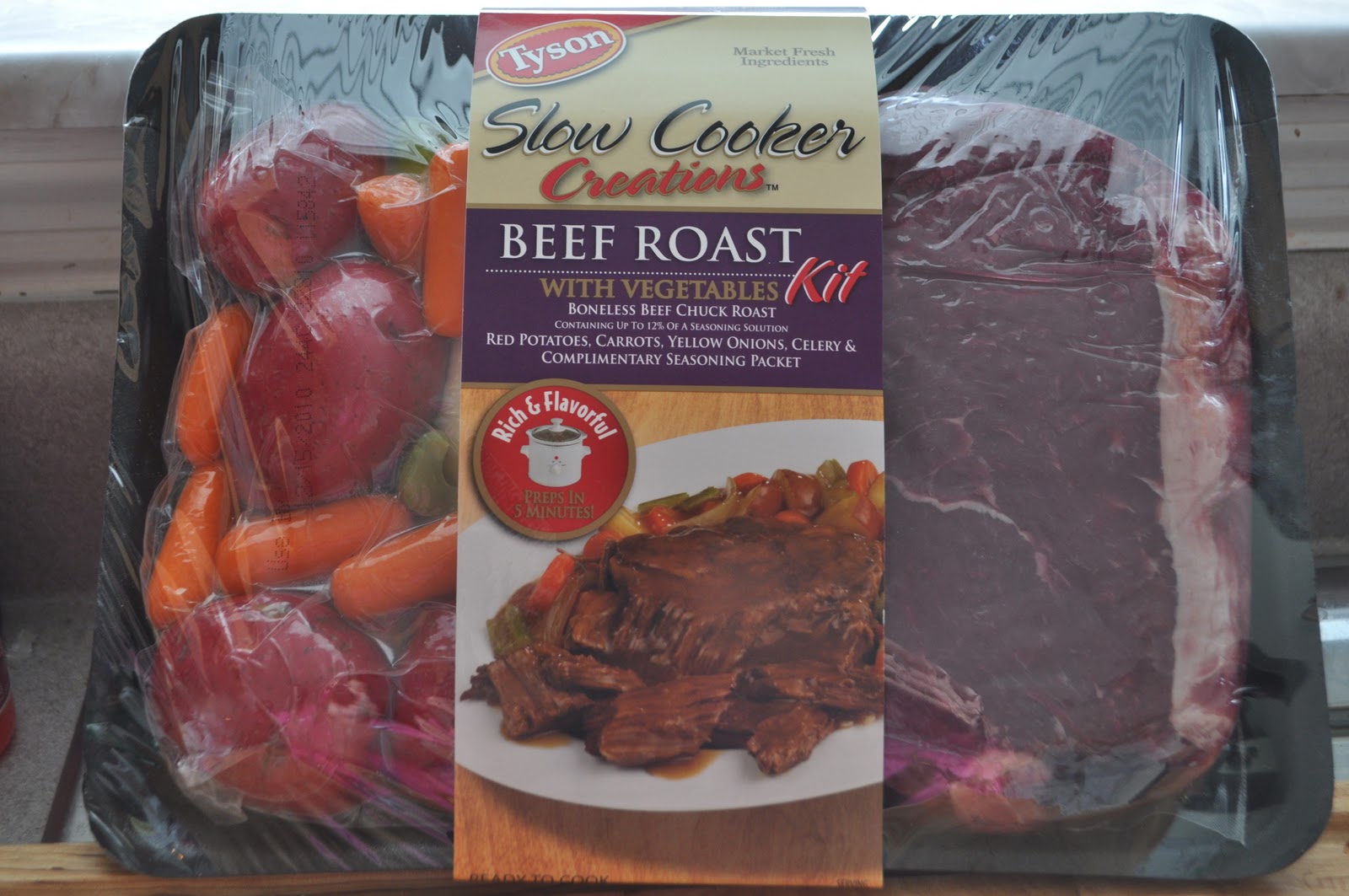 Meals For Real Product Review Tyson Slow Cooker Creations Beef Roast