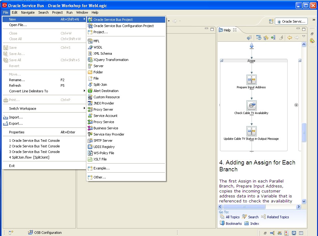 Learning SOA: Split join in Oracle Service Bus