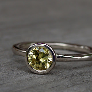 yellow sapphire ring