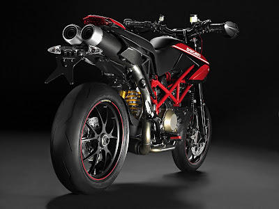 2010 Ducati Hypermotard 1100 EVO SP Rear View