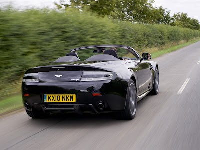 Aston Martin V8 Vantage N420 Roadster Rear Action View