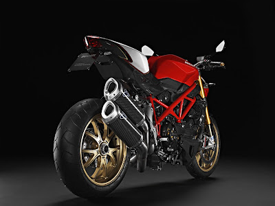 2011 Ducati Streetfighter S Rear Angle View
