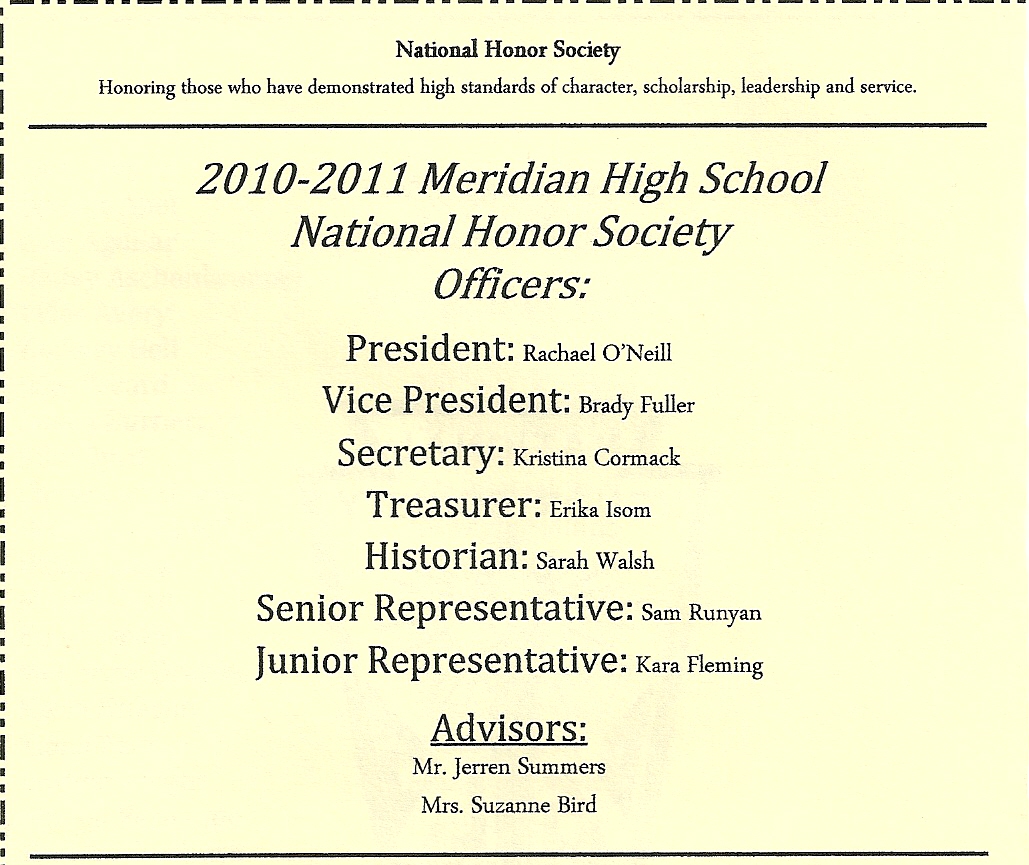 Happy Clean Living National Honor Society