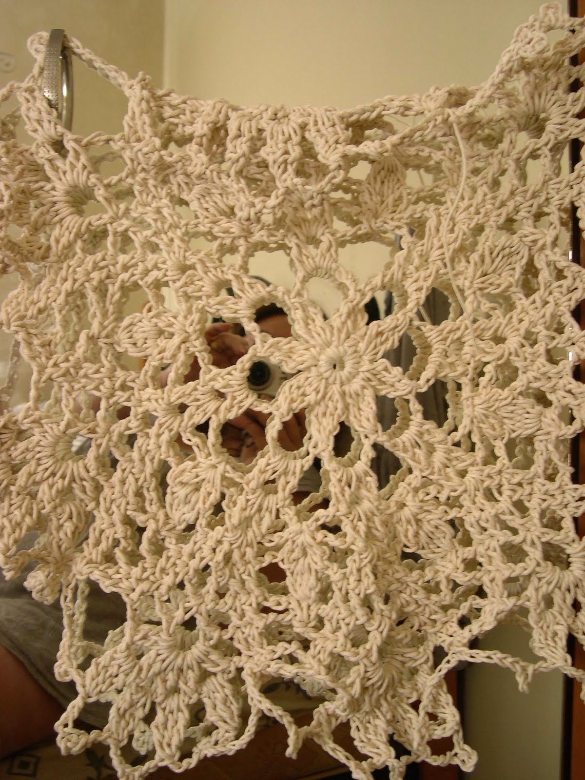  yoonieathome Crocheting With Cotton Twine