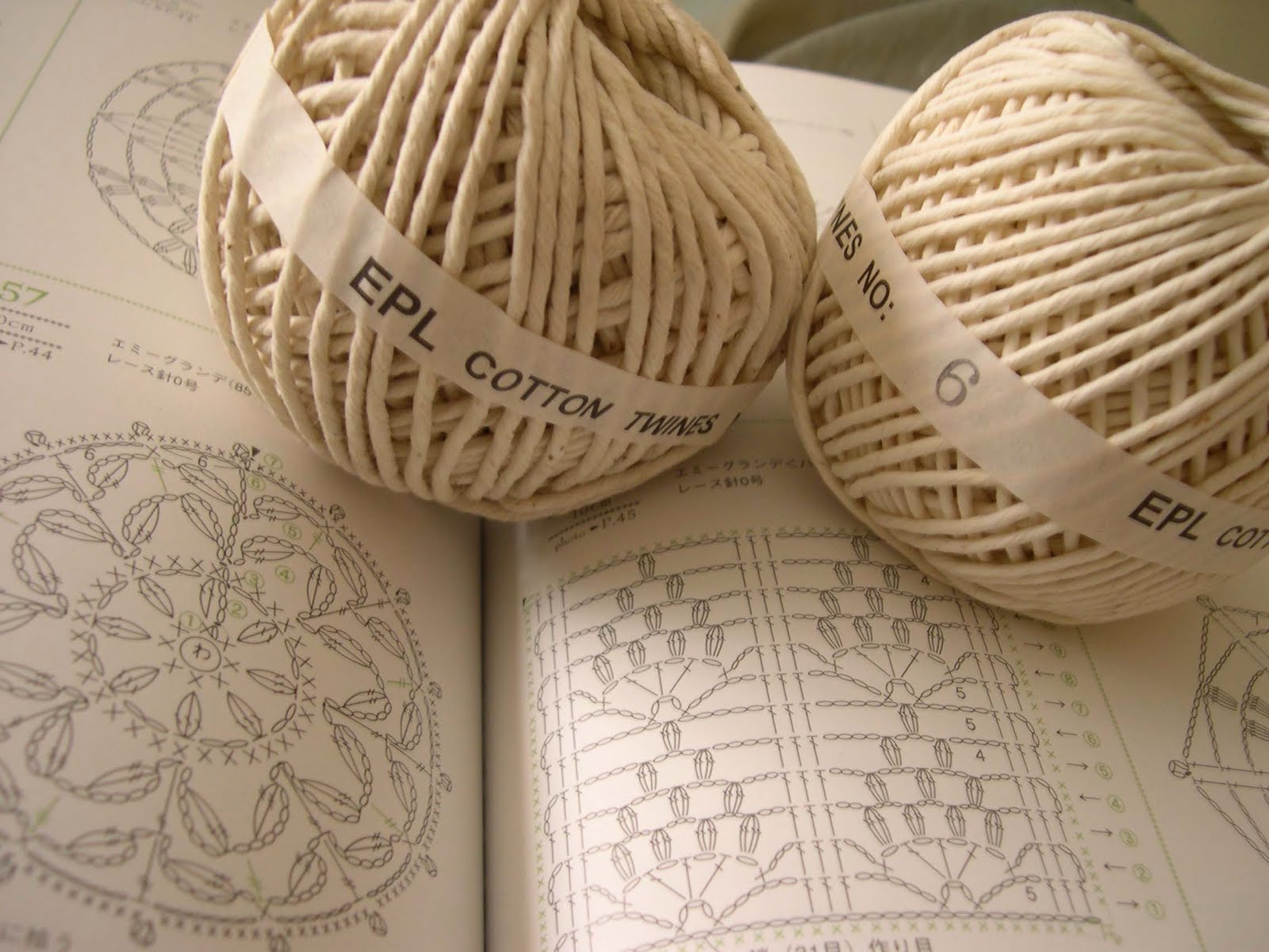  yoonieathome Crocheting With Cotton Twine