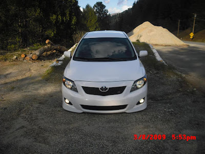 Pimped Cars: 09 Corolla with body kit and rims