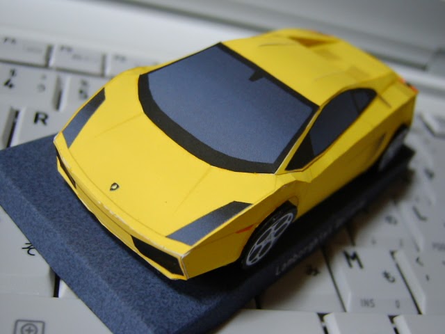 Car Papercraft Lamborghini Gallardo Free PaperCrafts Paper Models