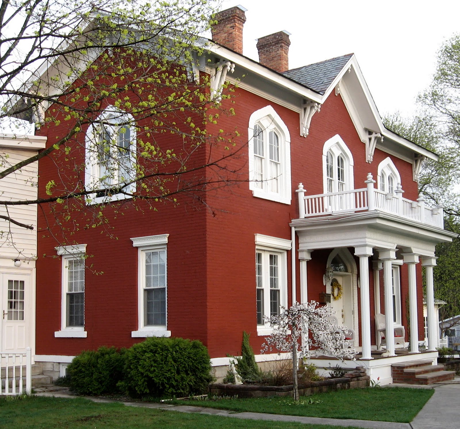 List 93+ Images a red house is made from red bricks Superb