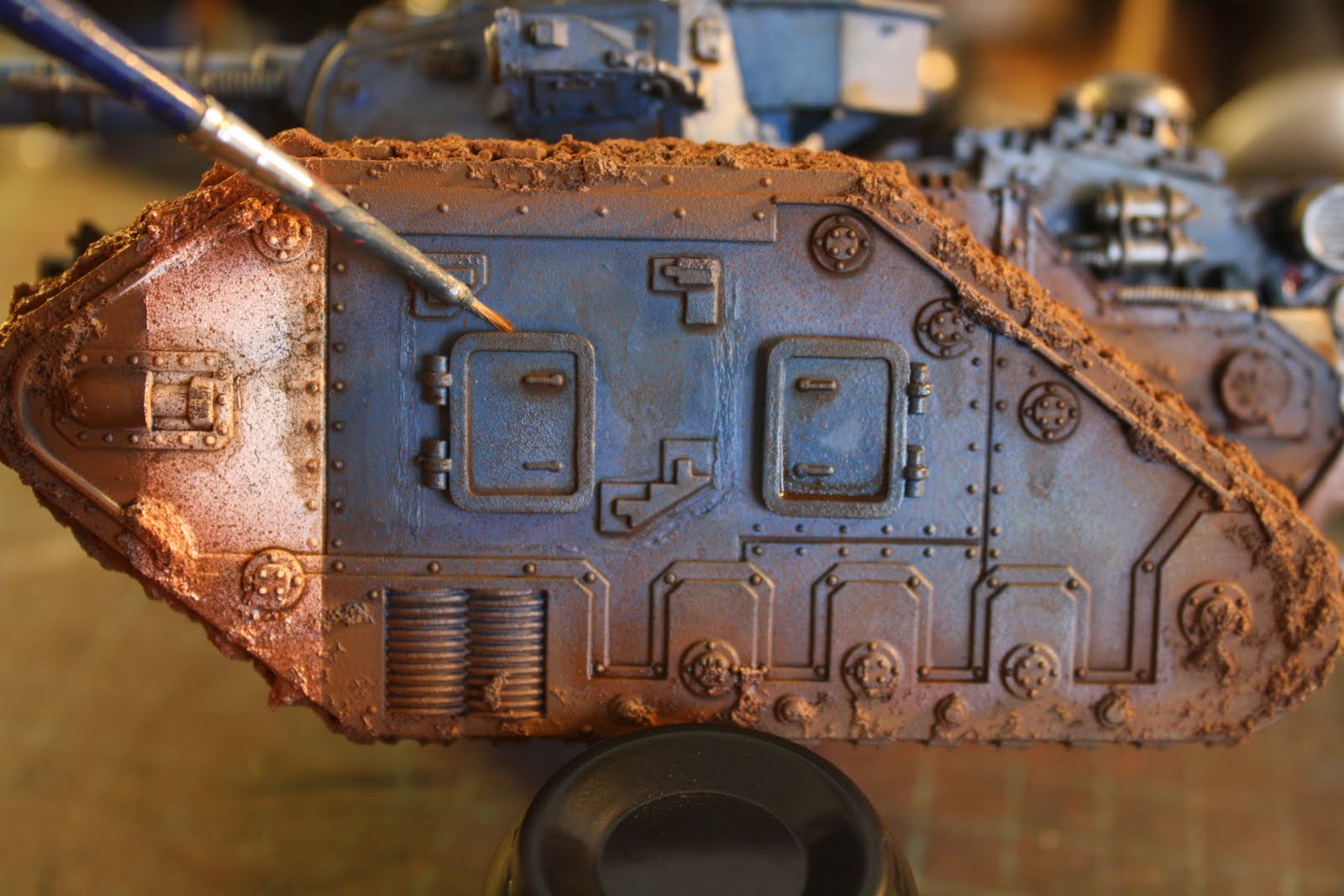 Weathering Model Tanks