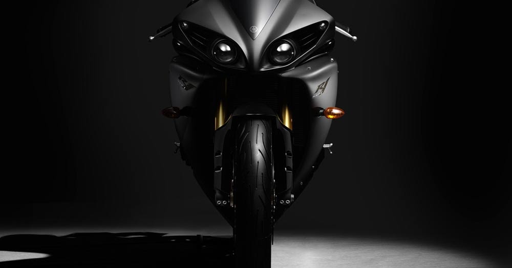 Yamaha r1 фары в темноте