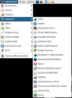 My Internet Menu in Ubuntu 9.10