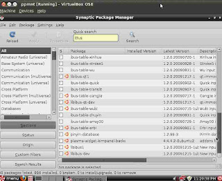 ibus search result in synaptic peppermint os