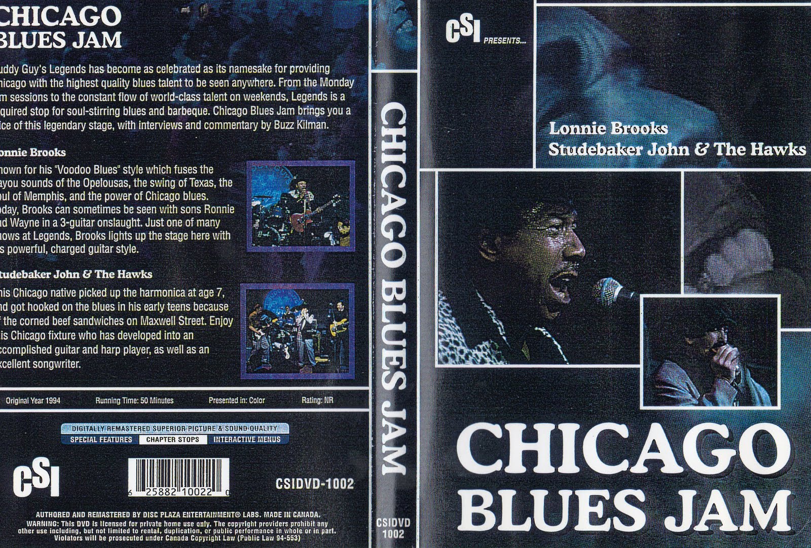 CastelarBlues DVD Chicago Blues Jam ,1994