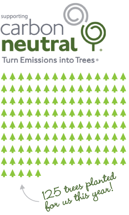 we are carbon neutral!