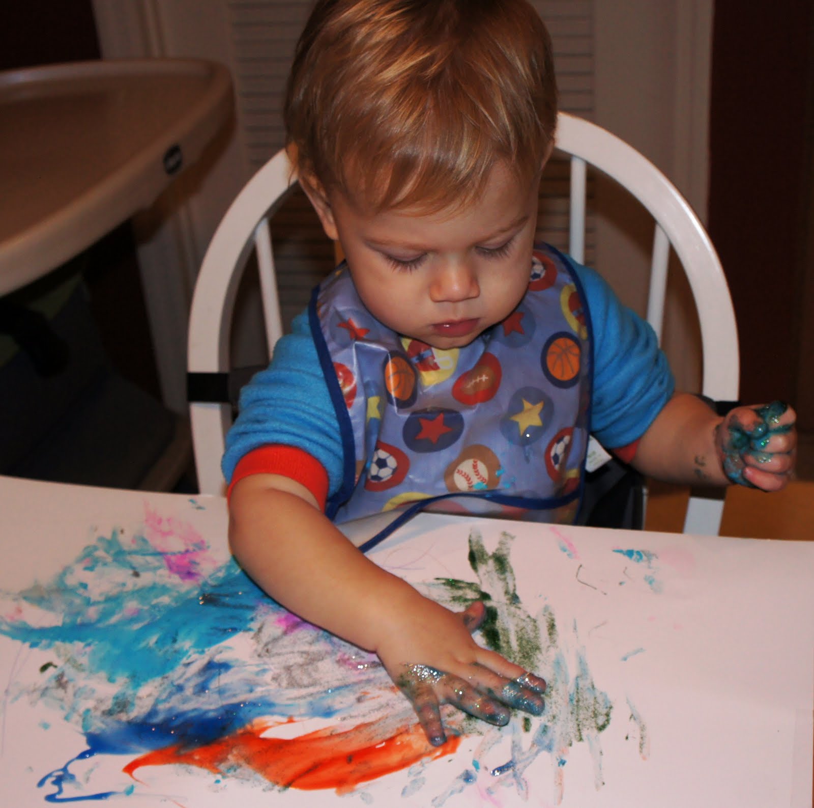 The Dore Family Blog Finger Painting