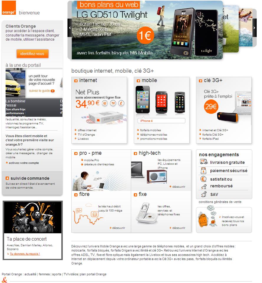 Orange.fr lance son nouveau portail L'alchimie digitale