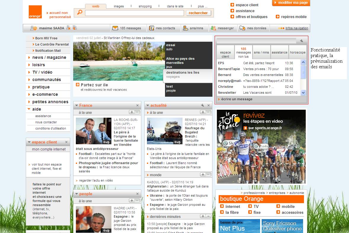 Orange.fr lance son nouveau portail L'alchimie digitale