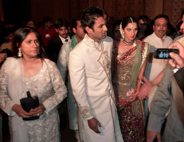 sania mirza reception latest unseen pictures