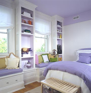 Teens BeedRoom Idea With Purple Color - Home Decorate Ideas