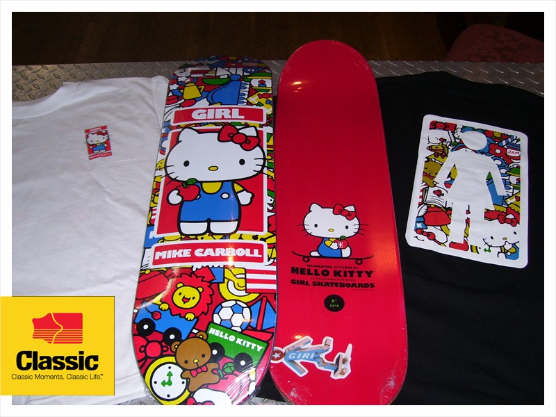 Classic Skate Shop GIRL SKATEBOARDS x HELLO KITTY‏