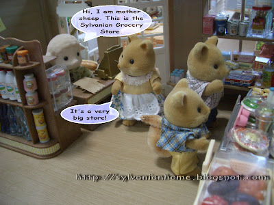 Sylvanian Families Story - wolf families arrived.