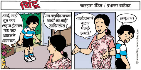 Chintoo comic strip for November 28, 2005