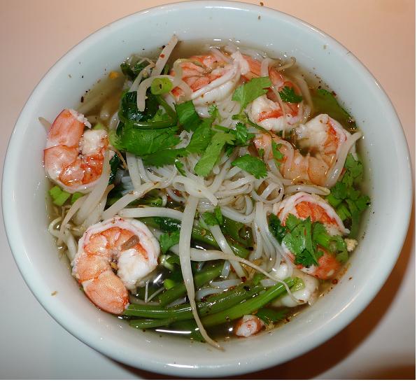 Amporn's Thai Kitchen Thai Small Rice Noodle Soup with Shrimp