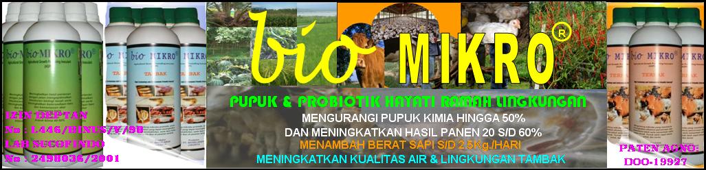 Pupuk & Probiotik Hayati Ramah Lingkungan