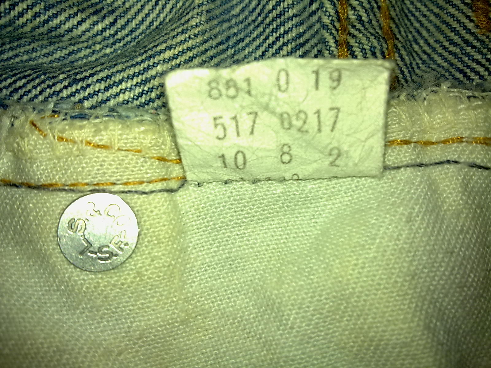 RED TOP BUNDLE: Levi's Jeans Vintage Red Tab With Single Number Button (2)