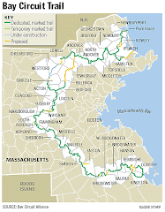 Bay Circuit Trail In Bedford MA Bay Circuit Boston Globe Graphic II 