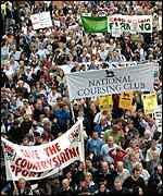 Thousands attended the Liberty and Livelihood Protest March