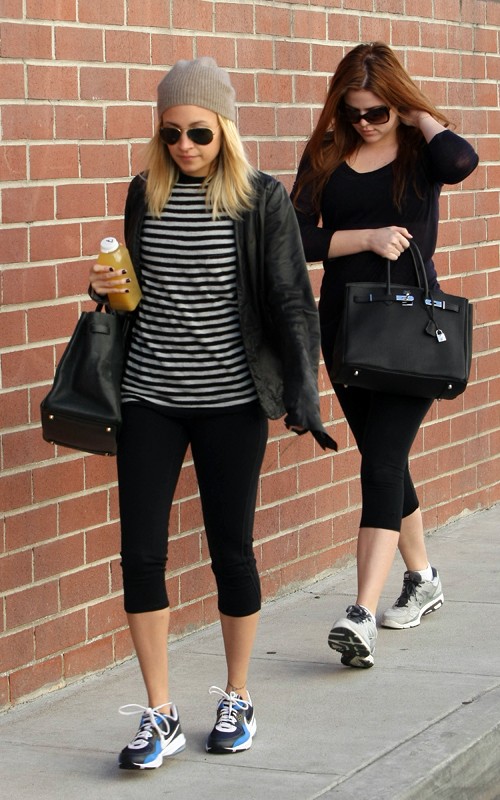 Wallpaper World Khloe Kardashian Out For A Workout With Nicole Richie