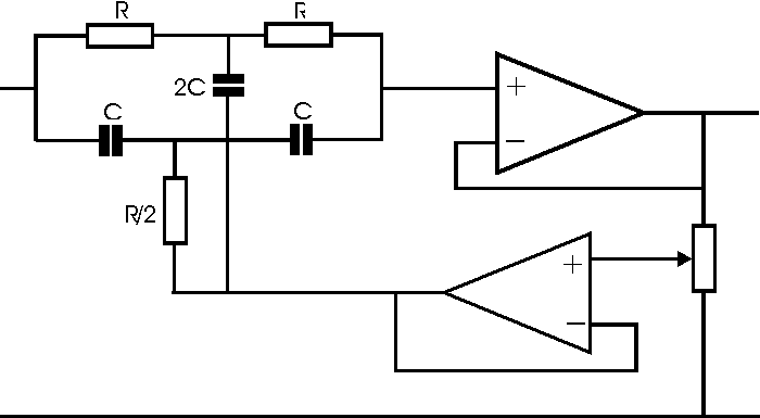Op Amp NOTCH Filter circuit - ZONA ELEKTRONIKA