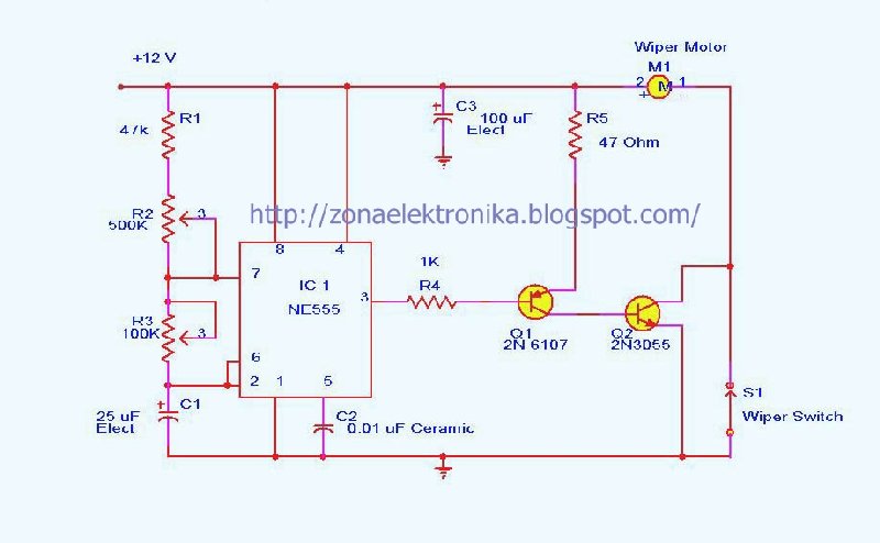 Automatic Wiper Control Circuit - ZONA ELEKTRONIKA