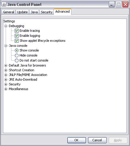 Johan Louwers - Tech blog: Oracle forms not starting with JRE and IE8