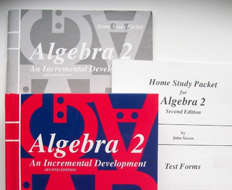 Used Homeschool Books: Saxon Algebra 2 Second Edition Home Study Packet