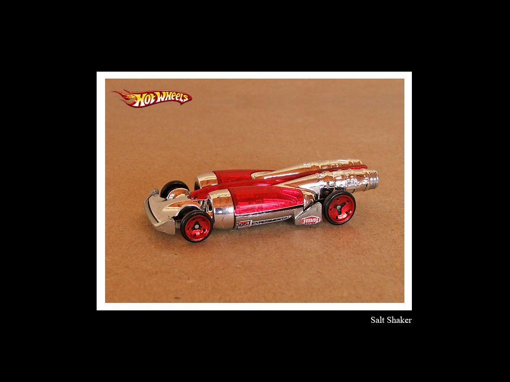 Hot Wheels & Cia Wallpaper Salt Shaker
