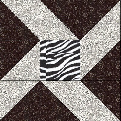 Black And White Quilts. Black amp; White Block #1:
