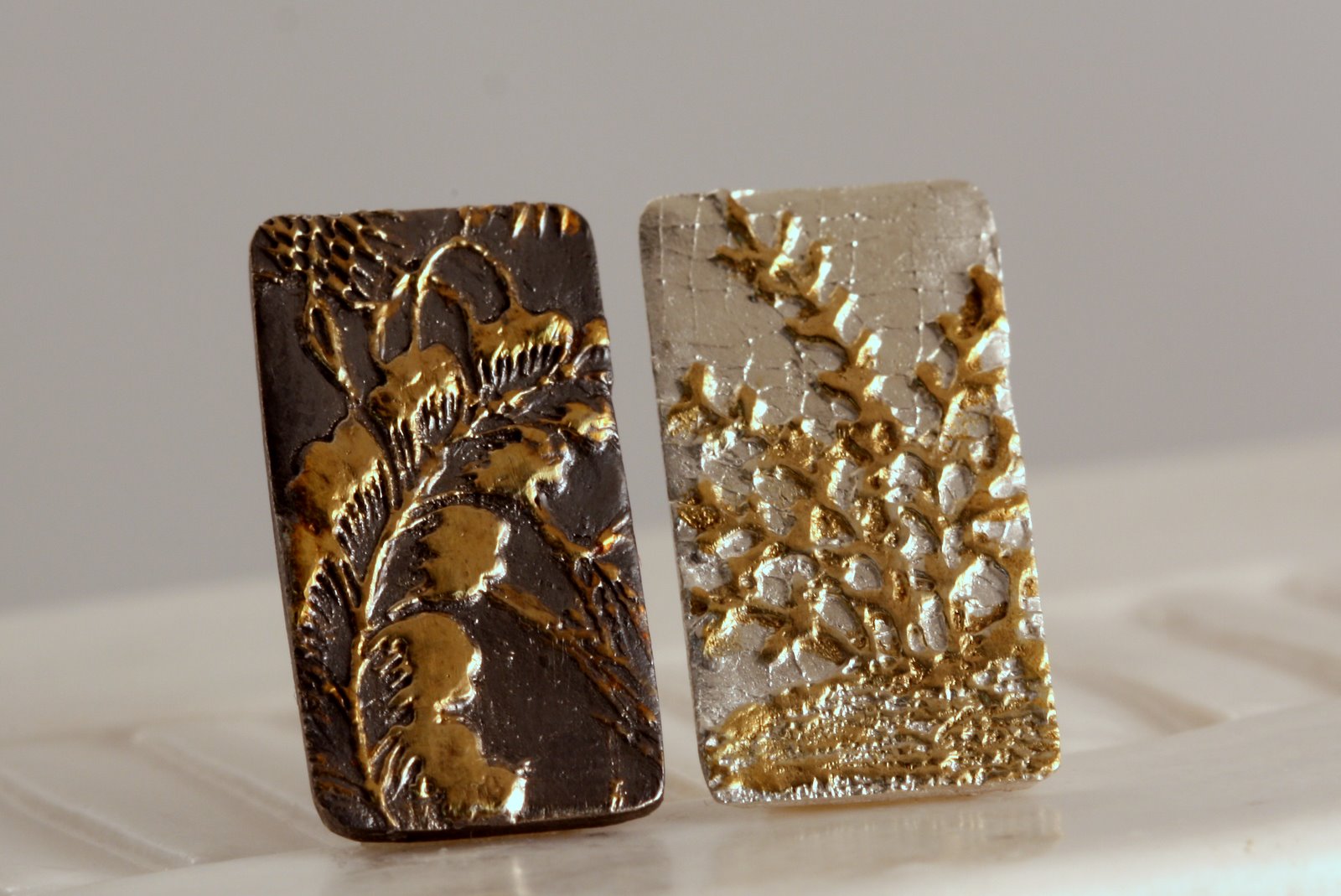 VINE DESIGN and PMC DESIGN STUDIO Silver and Gold. 22K Gold on