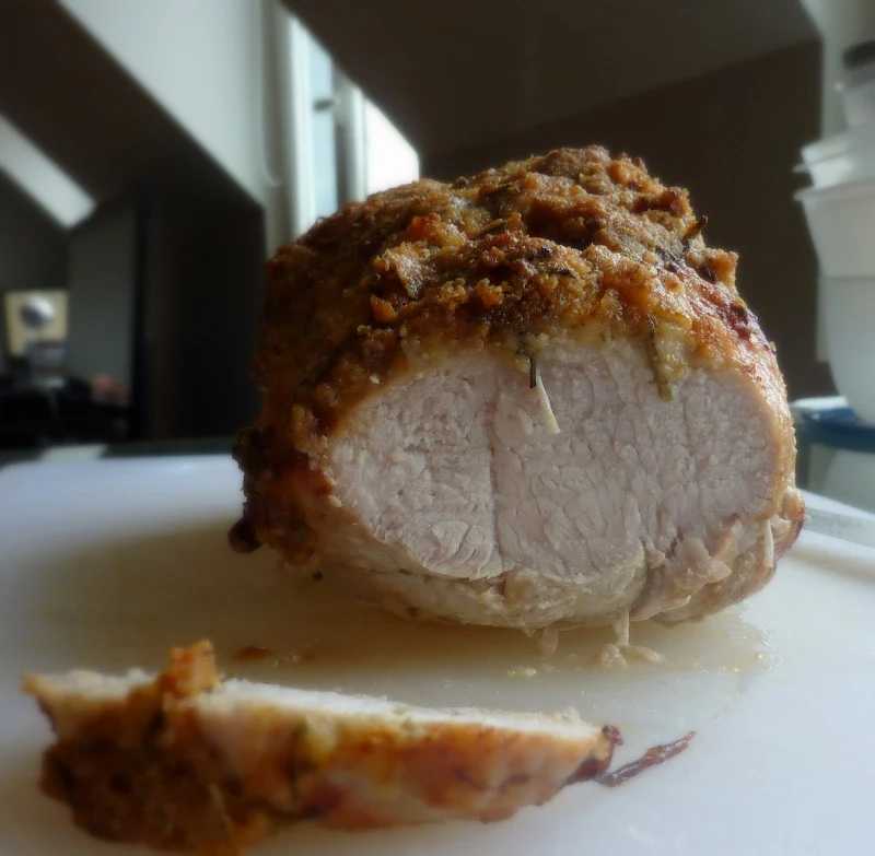 Rôti de veau en croute d'herbes, un régal