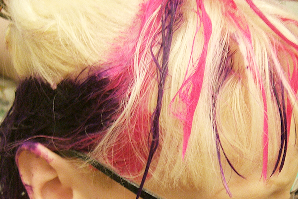 Clarabellafaire*: Hair dye: Lusty Lavender & Candy Pink!!
