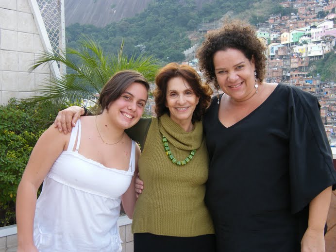 Visistando uma amiga atriz no Rio de Janeiro