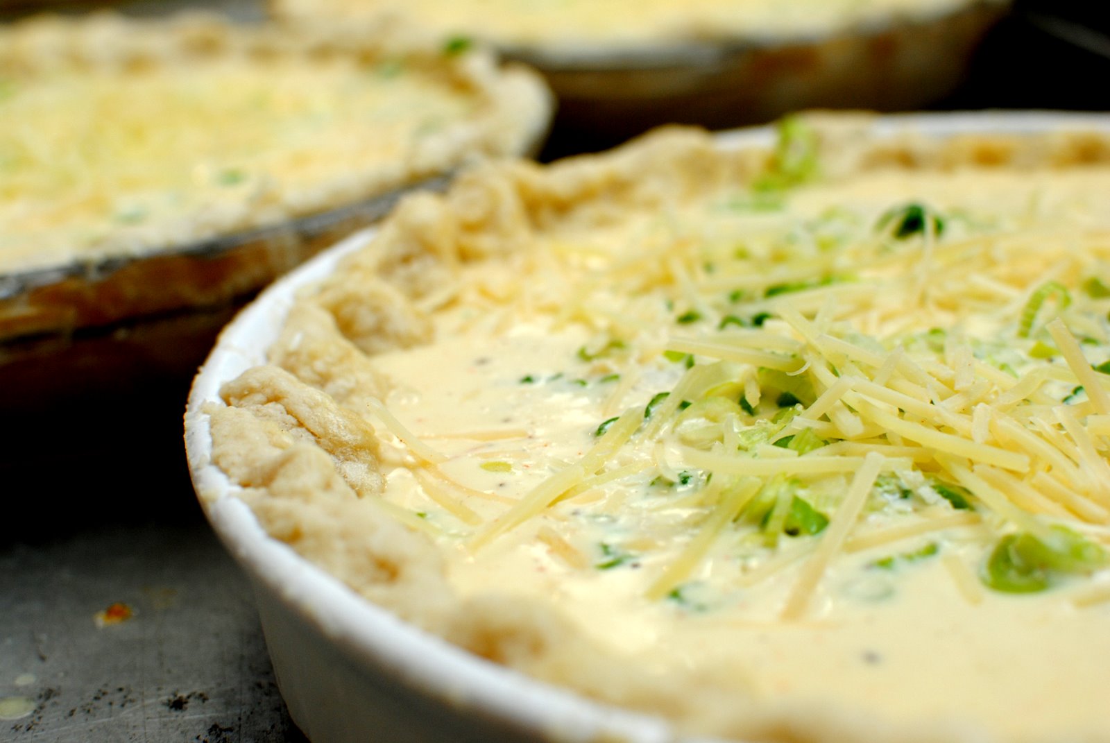 +The Church Cook Crabmeat Quiche