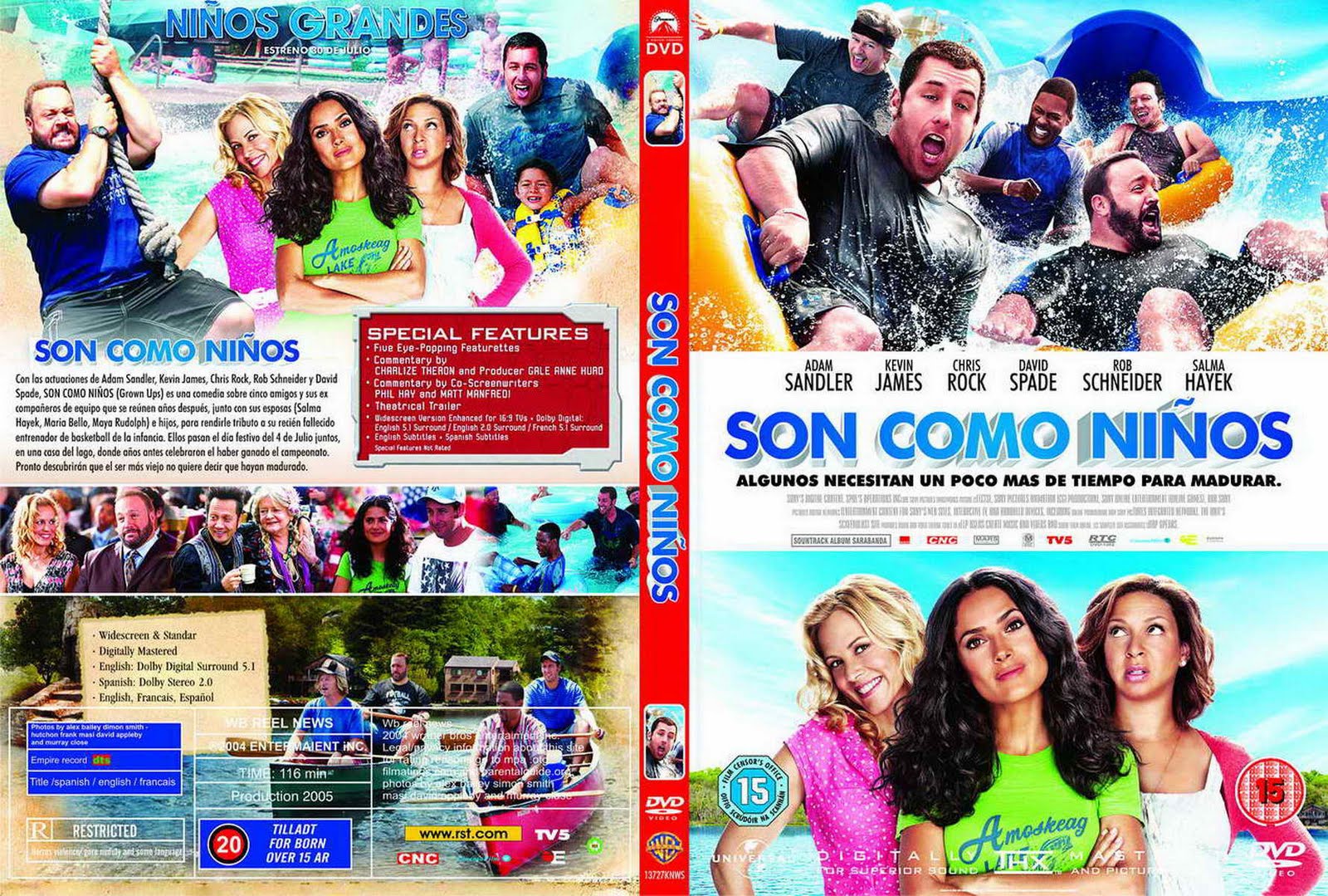 peliculas 2012: SON COMO NIÑOS