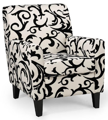 Accent Chair Black And White.JPG