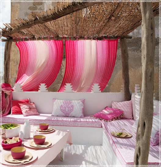belle maison: Fashionista Inspired Outdoor Living Room