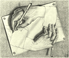 Manos dibujando. M.C Escher