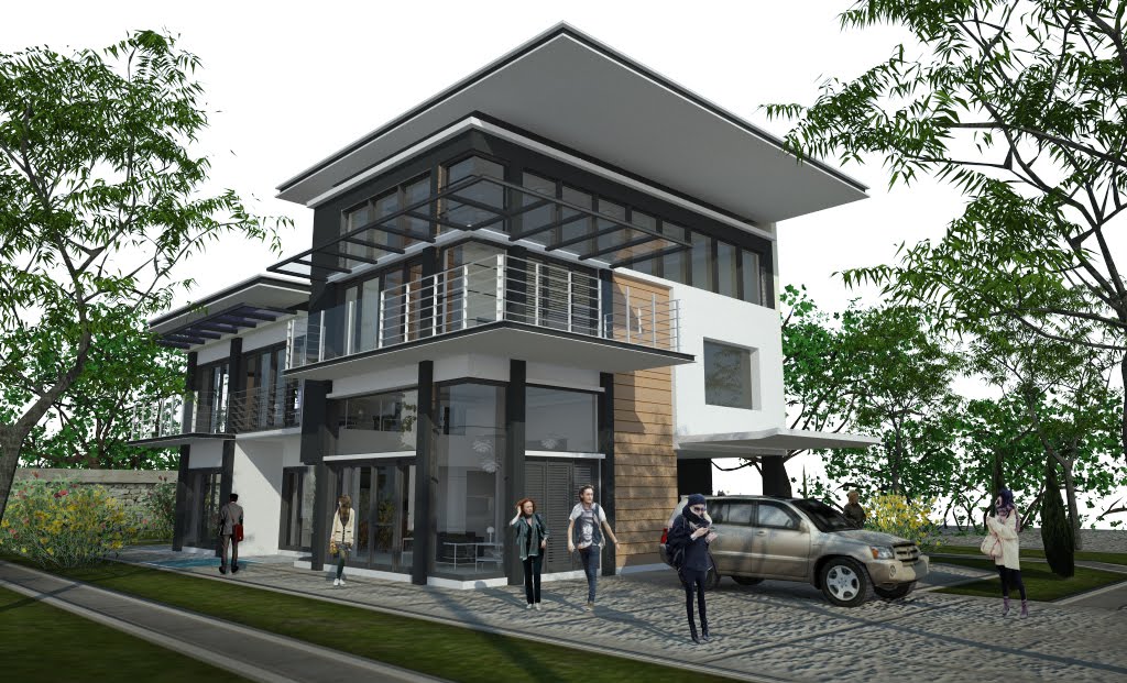 Riz.Arc.Design: Double Storey Terrace House